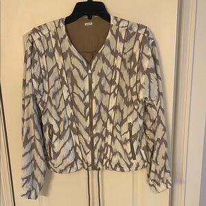 Blank NYC Tan and White Patterned Jacket